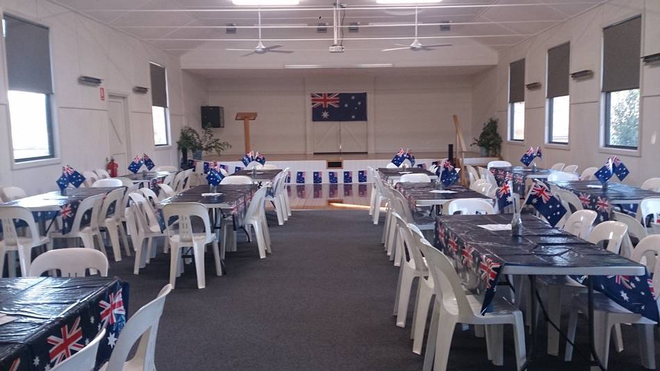 Mudgegonga Hall - Australia Day celebrations